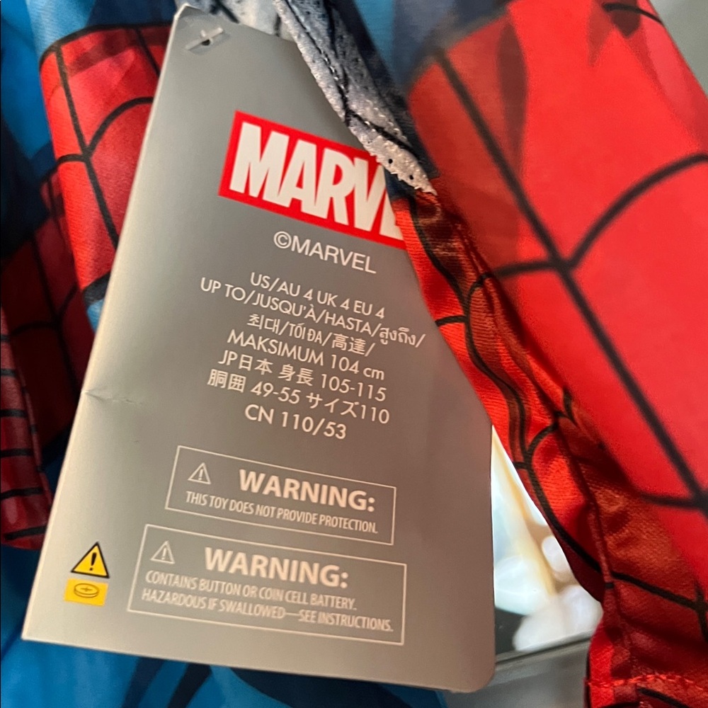 Marvel Spider-Man Kids Costume with Red and Blue - Picture 4 of 8